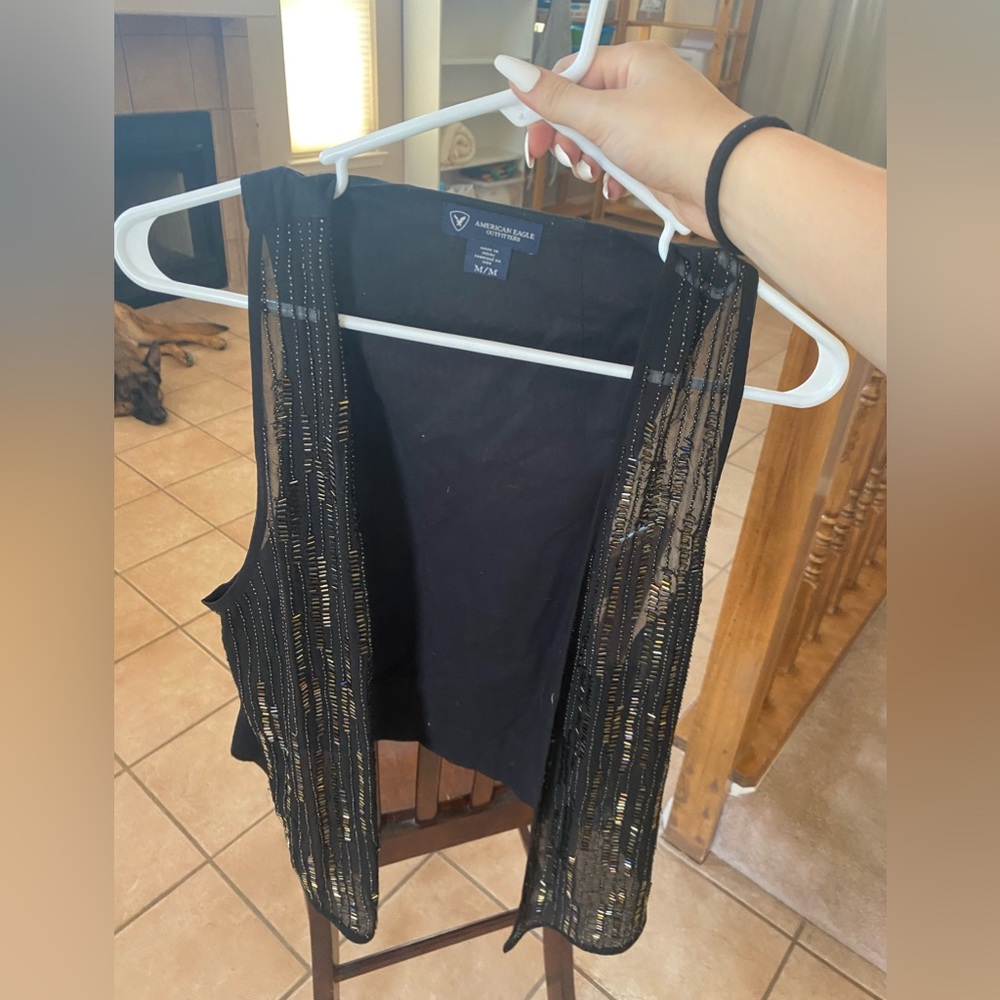 Bedazzled vintage vest